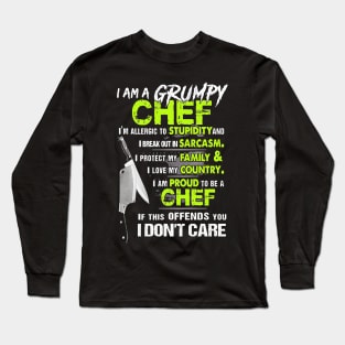 Proud To Be A Chef Long Sleeve T-Shirt